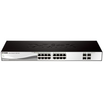 DGS-1210-20 Настраиваемый L2 коммутатор с 16 портами 10/100/1000Base-T и 4 портами 1000Base-X SFP купить в Тюмени